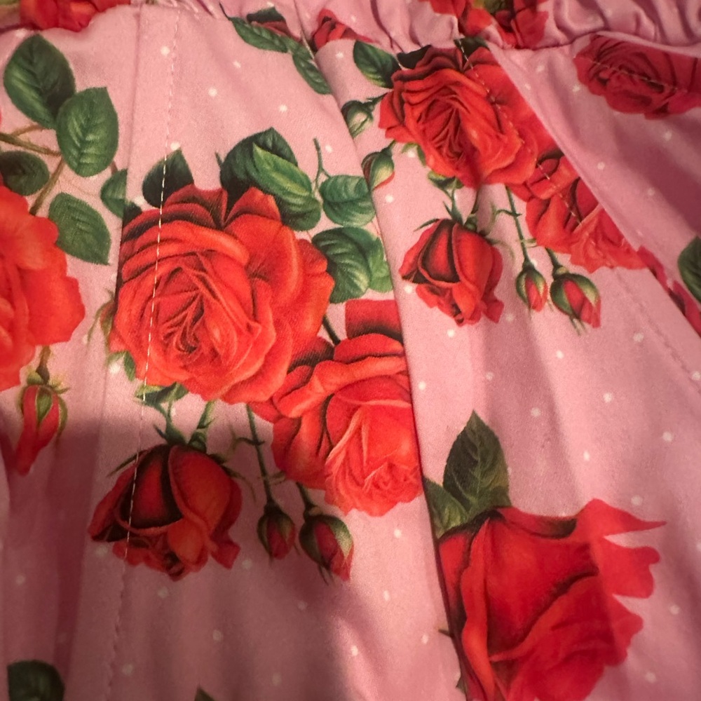 Sugar Thrillz Dolls Kill Holding Court Pink Rose Dress NWT XS - Picture 7 of 12